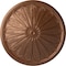 Ekena Millwork Brontes Ceiling Medallion (Fits Canopies up to 3 5/8"), 25 1/2"OD x 5 1/2"P, Polished Copper CM25BRPOS - alternate 1